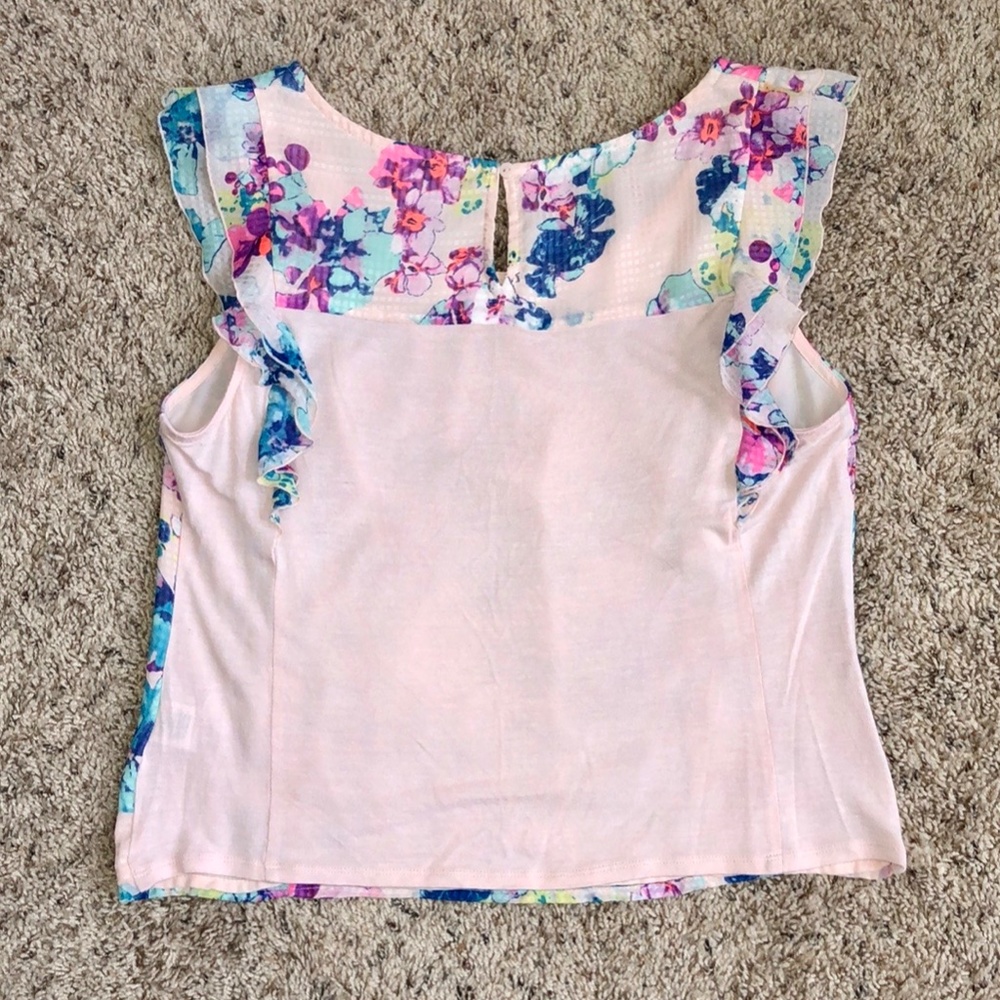 Candie’s Floral Ruffle Top - Picture 6 of 8